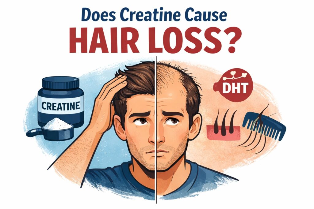 does creatine cause hair loss?